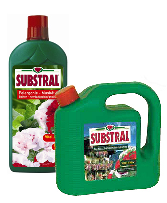 SUBSTRAL® Tápoldat muskátlihoz és balkonnövényekhez